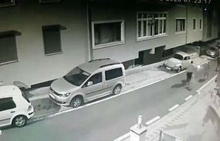 Üsküdar’da silahla dehşet saçan şahıs kamerada