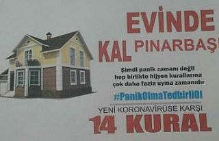 Uzunluoğlu’ndan Pınarbaşılılara ‘Evde kal’...