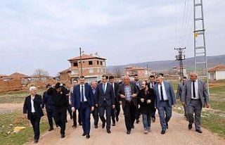 Vali Çiftci köylerde incelemelerde bulundu