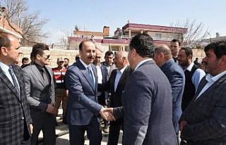 Vali Erin Bozova’da incelemelerde bulundu