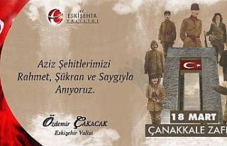 Vali Özdemir Çakacak’ın 18 Mart mesajı