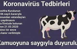 Van’da canlı hayvan pazarı kapatıldı