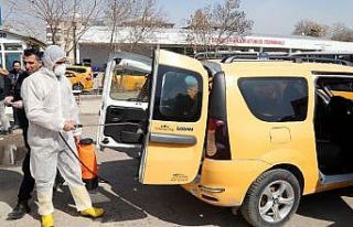 Van’da korona virüsüne karşı dezenfekte çalışması
