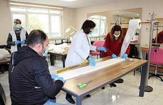 Yalova Halk Eğitim haftada 10 bin maske üretecek