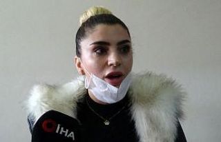 Yaşlı adama zorla maske takan ve kafasına kolonya...