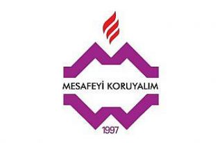 Yeni logo ’’Mesafeyi Koruyalım’’ mesajı...
