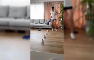 Yeni Malatyasporlu futbolcular evlerinde kondisyon...