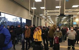 Yüksek hızlı trende Korona virüsü paniği