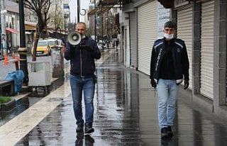 Zabıta ekiplerinden ’evde kal’ çağrısı