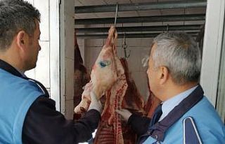 Zabıta kasapları denetledi
