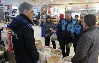 Zabıta Müdürlüğünden market ve lokantalarda...