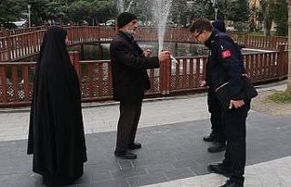 Zabıtadan 65 yaş denetimi