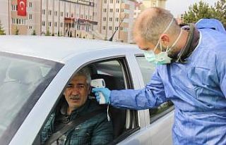 Zara’da yolcuları ateşi ölçüldü