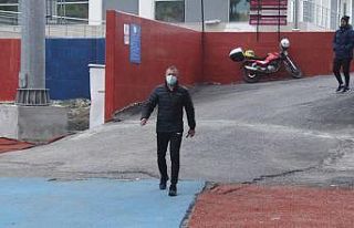 Zonguldak Kömürspor korona virüs nedeniyle antrenmana...