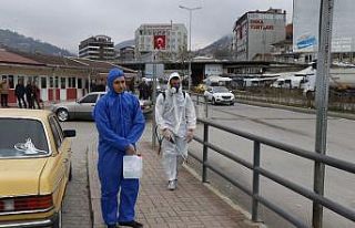 Zonguldak’ta dezenfekte çalışmaları başladı