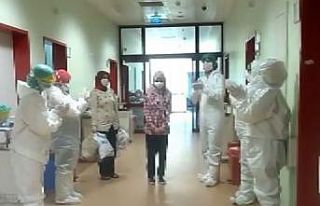 11 yaşında koronayı yendi, alkışlarla taburcu...