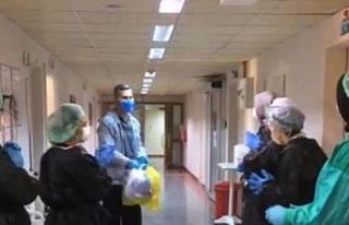 14 günlük tedavisinin ardından alkışlarla taburcu...