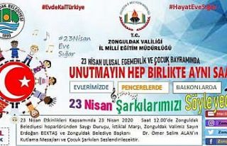 23 Nisan coşkusu evde yaşanacak