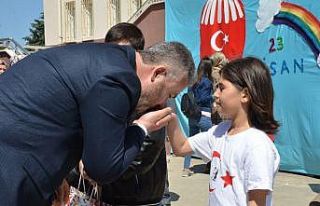 23 Nisan hediyeleri 19 Mayıs Belediyesi’nden