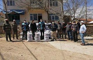 42 çiftçiye ’’Korunga’’ tohumu dağıtıldı