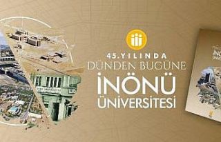45 yıllık İnönü Üniversitesi tarihi kitap ve...