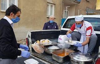 65 yaş üstü ailelere sıcak yemek servisi