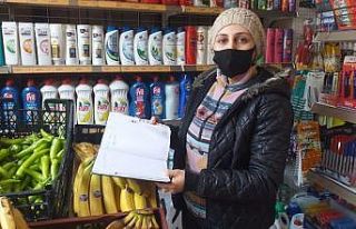 6 bakkalın veresiye defterindeki borçları ödeyip...
