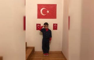 6 yaşında İstiklal Marşı’nın 10 kıtasını...