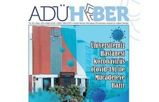 ADÜ Haber Dergisi’nin yeni sayısına online hizmet