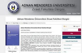 ADÜ Ziraat Fakültesi Dergisi online erişim ile...