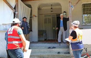 AFAD ve Kızılay ihtiyaç sahiplerini unutmadı