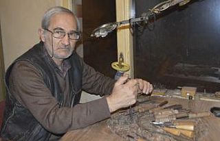 Ağaçları sanat eserine dönüştürüyor