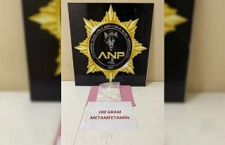 Ağrı’da vites kutusunda 100 gram metamfetamin...