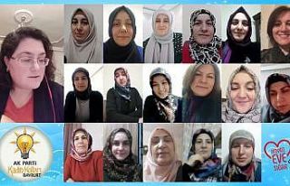 AK Parti Bayburt İl Kadın Kolları yönetimi interaktif...