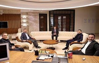 AK Parti heyeti, NEVÜ Rektörü Aktekin’e ziyaret