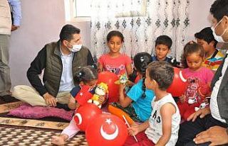 Akçakale’de çocuk bayramı evlerde kutlandı