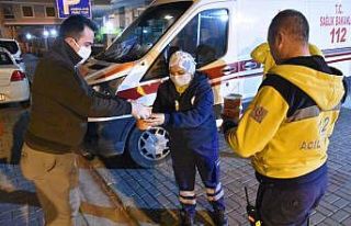 Akhisar Belediyesi sağlık çalışanlarını unutmadı