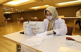 Alanya maske ihtiyacını kendisi karşılayacak