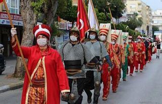 Alanya’da 23 Nisan’a mehterli kutlama