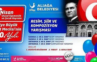 Aliağa Belediyesinden çocuklara 23 Nisan sürprizi
