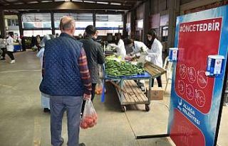 Aliağa semt pazarı hizmete açıldı