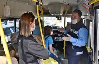 Aliağa zabıtası toplu ulaşım denetimlerini sürdürüyor