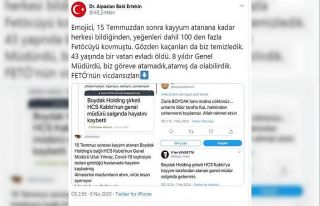 Alpaslan Baki Ertekin’den ’FETÖ’nün vicdansızları’...