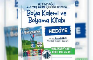 Altındağ Belediyesinden çocuklara rengarenk sürpriz