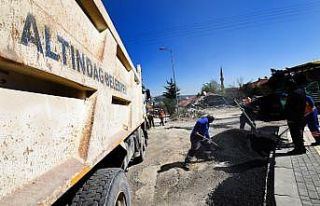 Altındağ’da yollara yoğun bakım