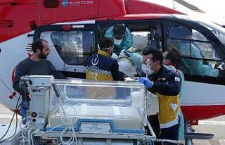 Ambulans helikopter anne karnından alınan 6 aylık...