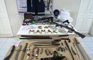 Ankara’da durdurulan araçtan cephanelik çıktı