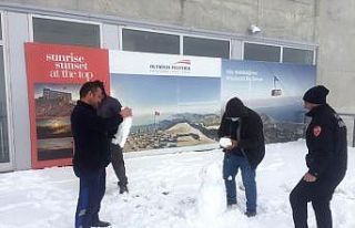 Antalya’nın 2 bin 365 metre zirvesine kar düştü