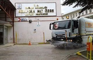 Arapgir’de dezenfekte çalışması