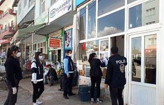 Arapgir’de korona virüs denetlemesi